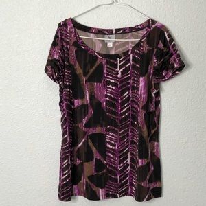 💜💜 Worthington Stretch Womens Top Size Large